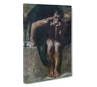 Lucifer Vol.2 By Franz Von Stuck Canvas Print | Gallery Wrapped 30mm Frame Wall Art | 30x20 inches | Ready to Hang | Classic Picture | Living Room Bedroom Lounge Office