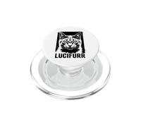 Lucifurr Gothic Occult Satanic Cat Witchy Kitten PopSockets PopGrip for MagSafe