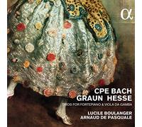 Lucile Boulanger; Viola Da Gam - Cpe Bach; Graun, Hesse: Trios For Fortepiano & Viola Da Gamba