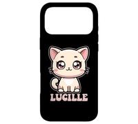 Lucille Cute Kitty Cat Design for Girls Name Lucille Case for iPhone 17 Pro Max