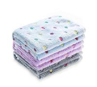 luciphia 1 Pack 3 Dog Blanket Made by Super Soft and Fluffy Premium Fleece Flannel Throw Ideal for Dogs Cats Puppies Pack of 3 Pcs (Dot, Large 41 * 31")