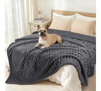 luciphia Waterproof Blanket Dog Blanket Cat Blanket Washable Sherpa Fleece