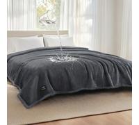 Luciphia Waterproof Blanket for Large Dog, Reversible Sherpa Bed Cover