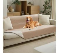 luciphia Waterproof Dog Blanket with Non-Slip Dots, Heavy Duty Protection Dog Mat, Sofa Bed Car, Machine Washable, Ideal for Large Small Dogs, Off-White 132 x 208 cm