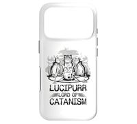 Lucipurr Black Cat Magic Satanic Cats Lucifer Occultism Case for iPhone 17 Pro