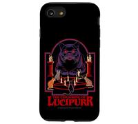 Lucipurr Cat Conjuring Sarcastic Retro Funny Adult Humor Case for iPhone SE (2020) / 7 / 8