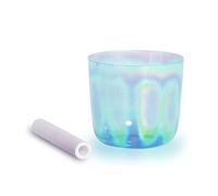 Lucite Blue Clear, Crystal Yoga Singing Bowl, 6-8 ", Handmade, Meditation Prop, Relieves Fatigue And Anxiety, Suitable For Beginners And Professionals,6.5 Inches