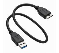 Lucivin USB 3.0 hard drive cable,5Gbps SuperSpeed(50cm/19) | USB 3.0 hard drive cable for WD My Passport, Seagate, Toshiba Canvio & Samsung SSD