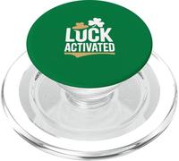 Luck Activated Irish Shamrock Saint Patricks Day PopSockets PopGrip for MagSafe