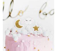 Luck and Luck Little Star Moon Cloud Birthday Candles - Cake Decoration x 5
