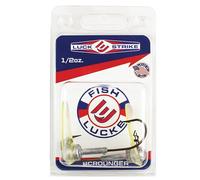 Luck E Strike Original Scrounger Jig Head (1/2 Ounce Long Bill) Creates Realistic Swimming Action to Soft Plastic Fishing Baits