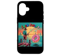 Luck favors the angler with the last donut Case for iPhone 16