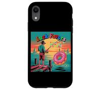 Luck favors the angler with the last donut Case for iPhone XR