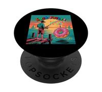 Luck favors the angler with the last donut PopSockets Adhesive PopGrip