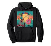 Luck favors the angler with the last donut Pullover Hoodie
