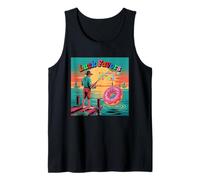 Luck Favors The Angler with The Last Donut Tank Top