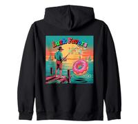 Luck favors the angler with the last donut Zip Hoodie