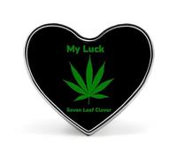 Luck Irish Weed Heart Lapel Pins Button Brooch Pin Badge Clothes Accessories for Men Women