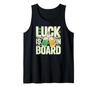 Luck is on Board with St Patricks Day Cruise Tank Top
