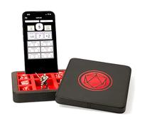 Luck Lab Compact Magnetic Dice Case with Tray with Phone Stand - Dice and Miniature Staging and Storage for RPG, D&D Tabletop Gaming (Red) (CT1)