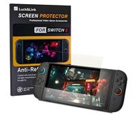 Luck&Link [Anti-Reflectance AR Screen Protector Designed for Switch 2,Ultra high definition/Reduce reflection/Enhance screen transparency for NS2 Come with Toolkits,3-Pack(AR*2/UHD*1)