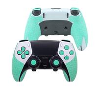 Luck&Link Controller Grip for PS5,Textured Skin kit,for PS5DualSense/Edge Anti-Skid Sweat-Absorbent Controllers Handle Grips, Buttons (Normal-Mint Green, PS5 Edge)