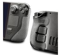 Luck&Link Controller Grip for Steam Deck OLED&LCD,Textured Skin kit,Anti-Skid Sweat-Absorbent Controllers Handle Grips, Buttons,Triggers,D-pad (PRO - Dark Gray)