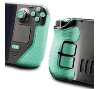 Luck&Link Controller Grip for Steam Deck OLED&LCD,Textured Skin kit,Anti-Skid Sweat-Absorbent Controllers Handle Grips, Buttons,Triggers,D-pad (Ultra - Mint Green)