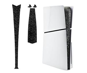 Luck&Link Skin Sticker For PS5 Slim Console Center Part Protection Texture Sticker,For ps5 slim Digital And Disc Edition Host Middle Strip Texture Skin Scratch Resistant(Broken Diamonds,FOR PS5 SLIM)