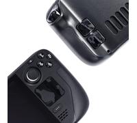 Luck&Link Touchpad Protector Steam Deck，Protective Skin Texture Sticker for steam Deck Touch Trackpads，High end Textured Skin (Shadow Camouflage-Black, Trackpads+4 keys)