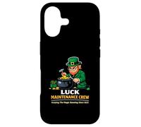 Luck Maintenance Crew St Patricks Day Funny Irish Theme Case for iPhone 17