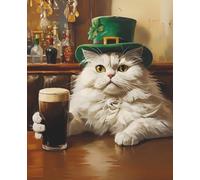 Luck of the Fluffy - A St Paddy’s Day Notebook: Lined journal for cat lovers with a touch of Irish spirit.