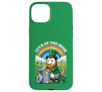 Luck of the Irish Opossum St. Patrick's Day Trash Panda Case for iPhone 15 Plus