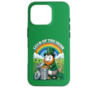Luck of the Irish Opossum St. Patrick's Day Trash Panda Case for iPhone 16 Pro