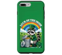 Luck of the Irish Raccoon St. Patrick's Day Trash Panda Case for iPhone 7 Plus/8 Plus