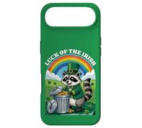 Luck of the Irish Raccoon St. Patrick's Day Trash Panda Case for iPhone Air