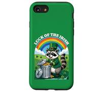 Luck of the Irish Raccoon St. Patrick's Day Trash Panda Case for iPhone SE (2020) / 7/8