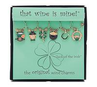 Luck of The Irish Wine Charms, Painted