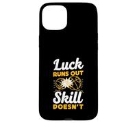 Luck Runs Out Skill Doesn't Funny Petanque Player Case for iPhone 15 Plus