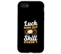 Luck Runs Out Skill Doesn't Funny Petanque Player Case for iPhone SE (2020) / 7 / 8
