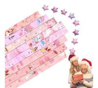 Luck Star Paper Strips,Paper Crafts Folding | Cute Star Decorations, Colorful Lucky Strips, DIY Art Crafts, for Kids, School Teaching Supplies