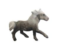 Luck Trader Dapple Grey Pony Horse Minifig Mini Figurine - Hand Painted Porcelain Ornament