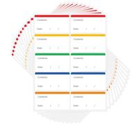 luckaide 240 Freezer Labels, Removable Labels, Adhesive Labels for Freezing Goods, Coloured Freezer Labels for Labelling, Easy Peel Labels, Jam Jars, No Residue (60 x 30 mm)