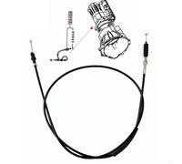 LUCKCDUO Automatic Transmission Throttle Cable, Vehicle Accelerator Cable, Engine Control Cable, For Mitsubishi For Pajero IO 1998-2002 MR967698