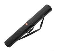 LUCKCDUO Easily Transportable Canvas Fish Umbrella and Tackle Carrier with Adjustable Straps for Comfortable Handling (Black)