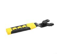 LUCKCDUO Ergonomic Handle Wrench for Lock Nut Removal | Fits 10-47mm nuts, adjustable pin design, secure fastening, easy removal, angle grinder accessory