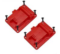 LUCKCDUO Power Tool Holder, 2-Pack Wall Mount Drill Stand Battery Organizer Secure Push-In Storage for 48-11-1862 48-11-1880 48-11-1850 Workshop Garage