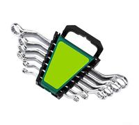 LUCKCDUO Reversible Ratchet Box Wrench Set with 25 Degree Offset and 6 Size Options, Chrome Plated for Rust Resistance and Designed for Smooth, Slip Operation