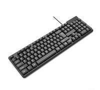 LUCKCDUO Simplify Your Typing Experience The Perfect Solution For Gamers Seeking A And Ergonomically Friendly USB Wired Multimedia keyboard