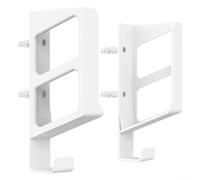LUCKCDUO Space Saving Wall Mount For for GGLE TV, Streamer 4K Router, and Cable Boxes Sturdy ABS Material (White)